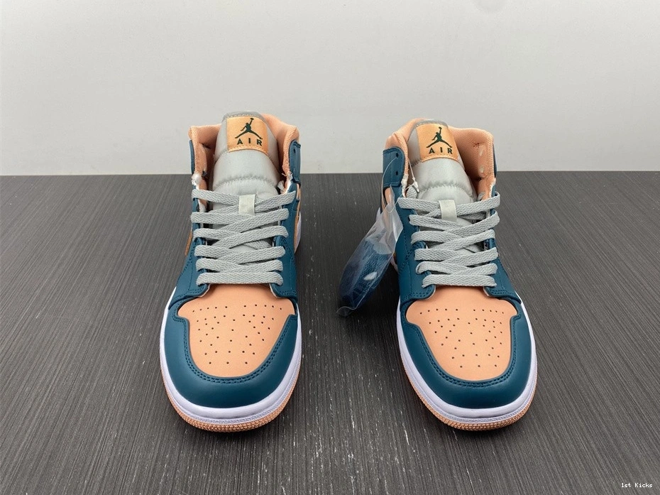 1 Jordan Green Mid - BQ6472-308 (W) Teal Dark 0429